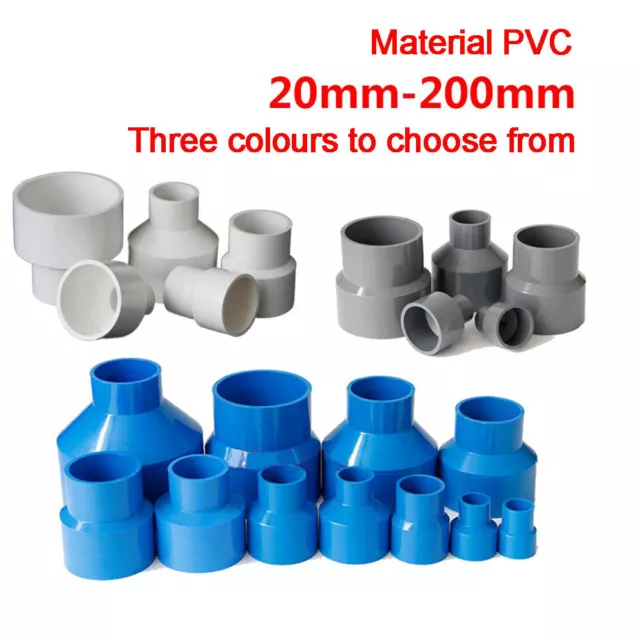 Reducer Pipe Fitting Concentric Socket Fitting PVC Water Pipes 40*20mm / 50*32mm