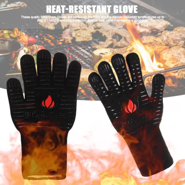 Log Burner Fire-resistant Fire Heat Glove Heat-resistant Glove Resistant Glove