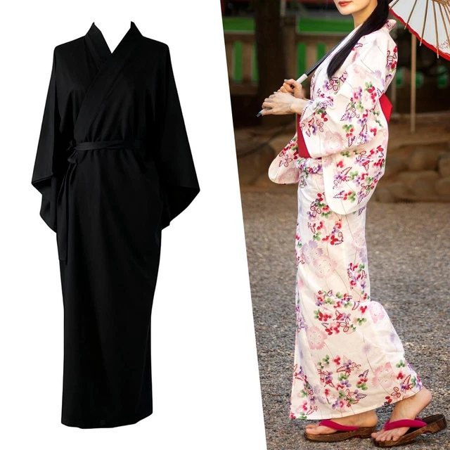 Peignoir Kimono Vintage Jaune Poussin Spot - Taille 40/42 - Parfait état