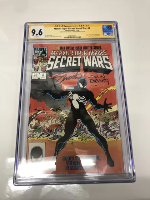 Marvel Super Heroes Secret Wars (1984) # 8 (CGC 9.6 SS) Signed Beatty * Shooter