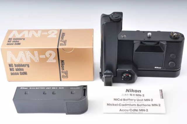 [NEAR MINT] Nikon MD-4 Motor Drive MK-1 Firing Rate Converter MN-2 For F3 JAPAN