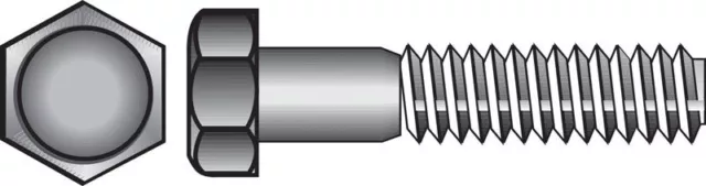 Hillman 5/16 in.   D X 1-1/2 in.   L Zinc Plated Steel Hex Bolt 100 pk