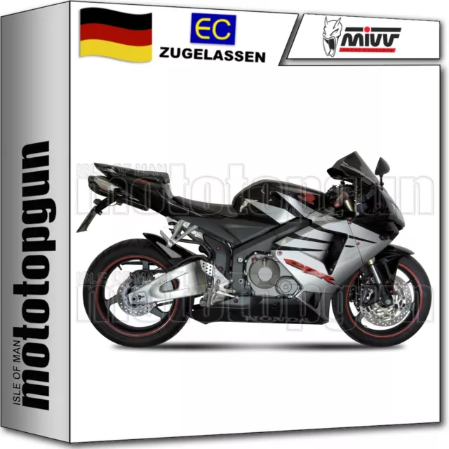 Mivv Auspuff Hom Suono Stahl Schwarz Underseat Honda Cbr 600 Rr 2005 05 2006 06