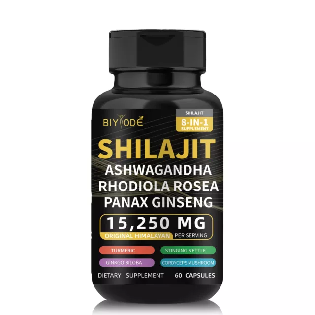 Shilajit, Ashwagandha,Supplements for Health, Energy & Endurance,