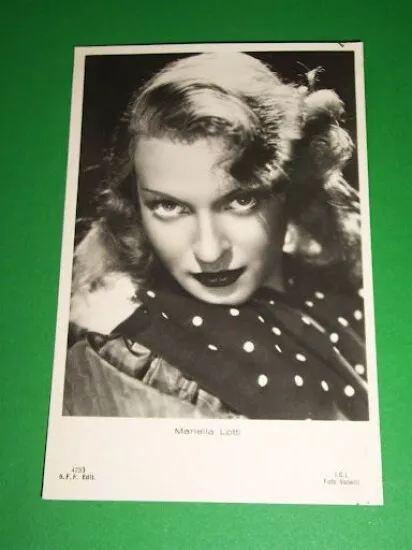 Foto Cartolina Cinema Teatro Lirica - Attrice Mariella Lotti ( 4253 ) - 1940 ca