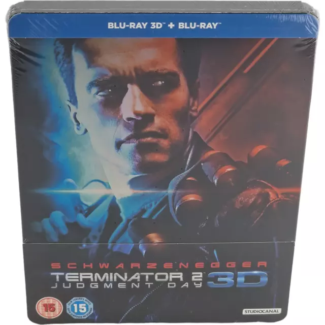 Terminator 2 Judgment Day  Blu-ray 3D + Blu-ray  SteelBook Zavvi 2000 Ex Zone B