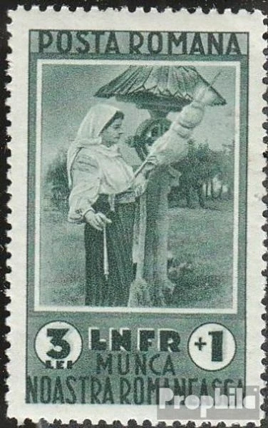 Rumänien 467 mit Falz 1934 Hausarbeiten der Landbevölkerung