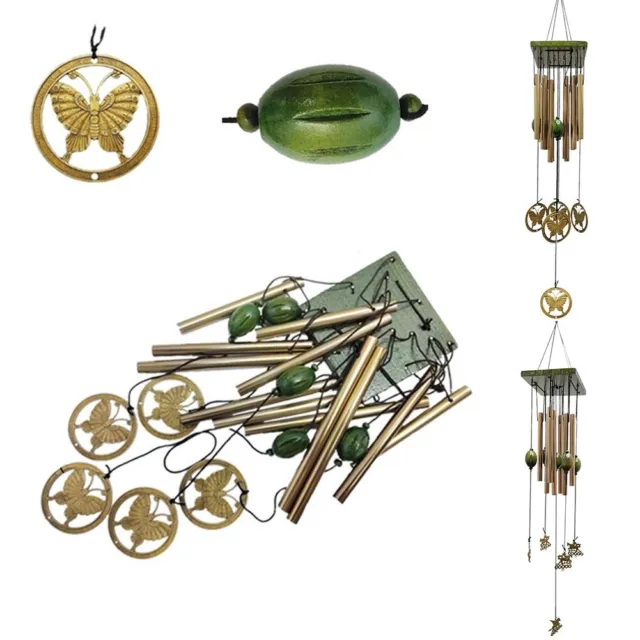 Carillon éolien rétro en métal Feng Shui suspendu cloches cadeau pour amis