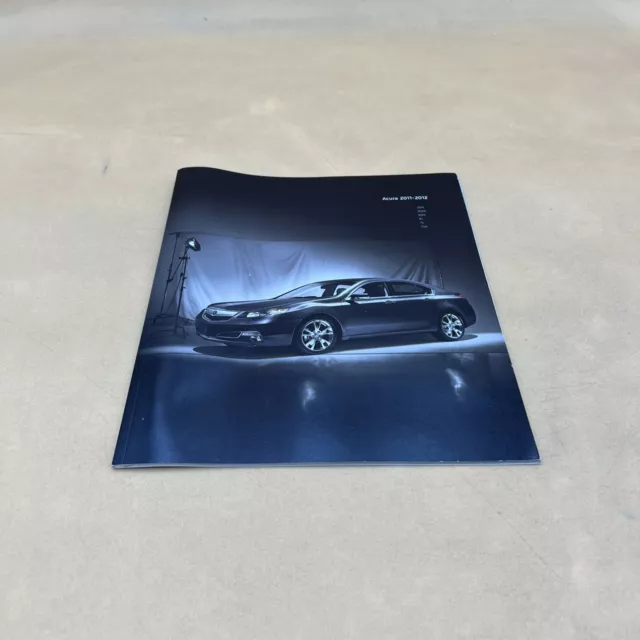 2011-2012 Acura Original Dealer Showroom Sales Brochure Catalog Booklet Zdx Mdx