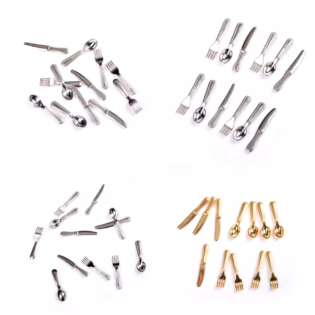12X Mini Dollhouse Miniature Scene Model Doll House Accessories And Fork B.ya