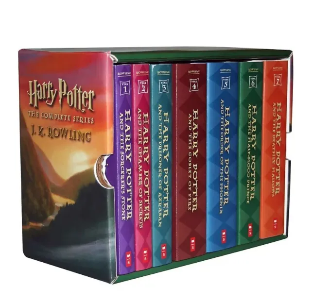 New! Special Edition Harry Potter 7 Books Complete Series Boxed Set JK Rowling