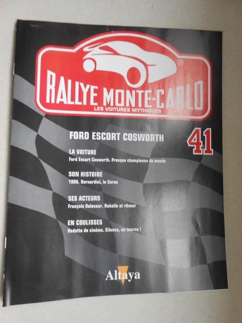 FORD SIERRA RS Cosworth N°12, François Delecour Winner Rallye Monte