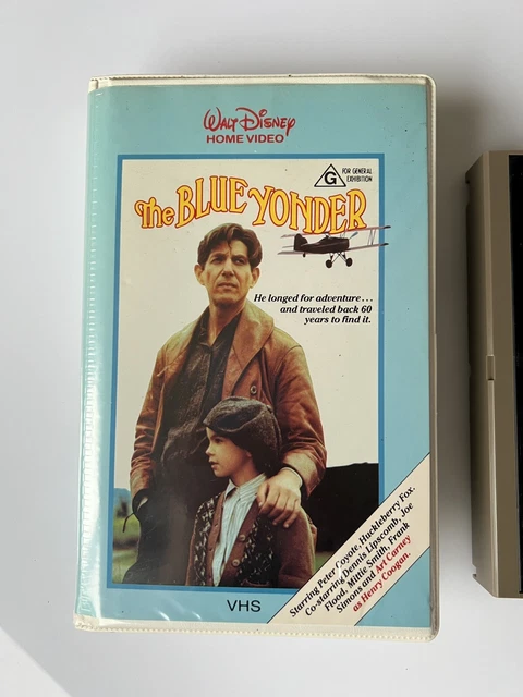 THE BLUE YONDER (1985) Walt Disney Home Video Clamshell VHS Video Tape