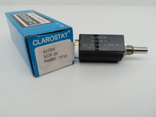 Clarostat 62JA2k 2000 Ohm Potentiometer