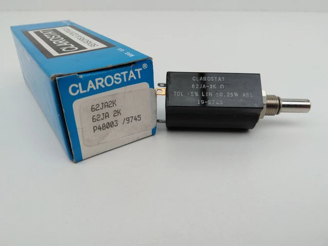 Clarostat 62JA2k 2000 Ohm Potentiometer