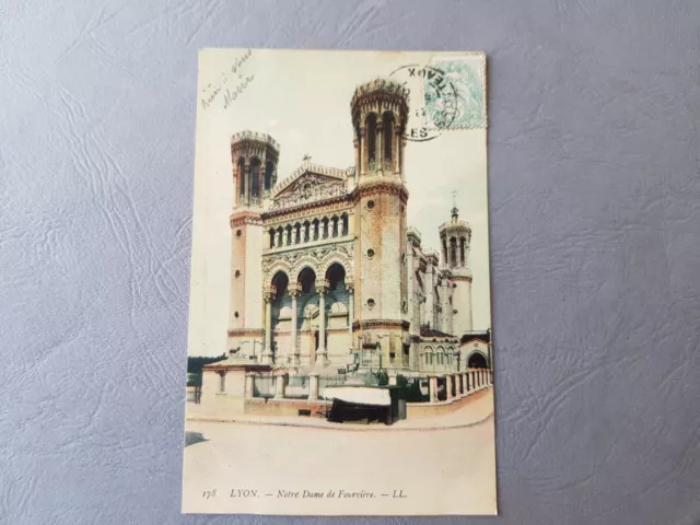 CPA / Carte postale ancienne - LYON - Notre dame de Fourvière (69)