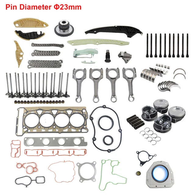 FITS 2.0T AUDI VW Jetta CCTA GTI EOS A4 Q5 CAW CAE CDN Pistons Timing