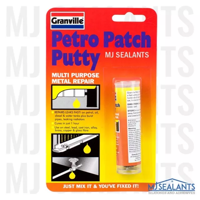 Granville Petro Patch Epoxy Repair Putty for Metal Engine Fuel Tank 50g