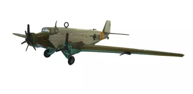 1:144 Planes Germany Junkers Ju-52/3m 1939 Fighter Plane Diecast Aircraft Model