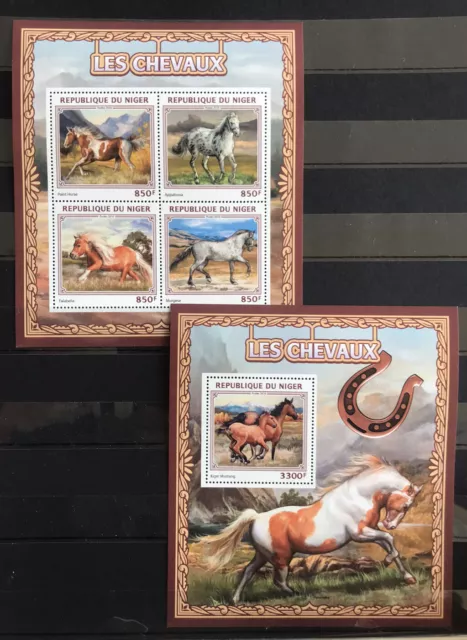 Niger - Horses / Animals / Fauna - stamps Timbres  MNH** AH