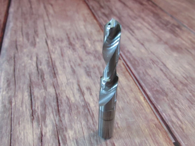 Garr .406 Diameter Solid Carbide Coolant Fed 2 Flute Step Drill Bit - Nib 3