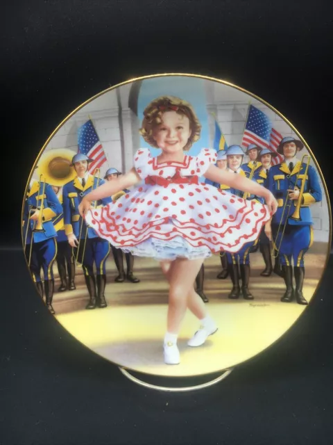Stand Up And Cheer, Shirley Temple Limited Edition collector plate ~