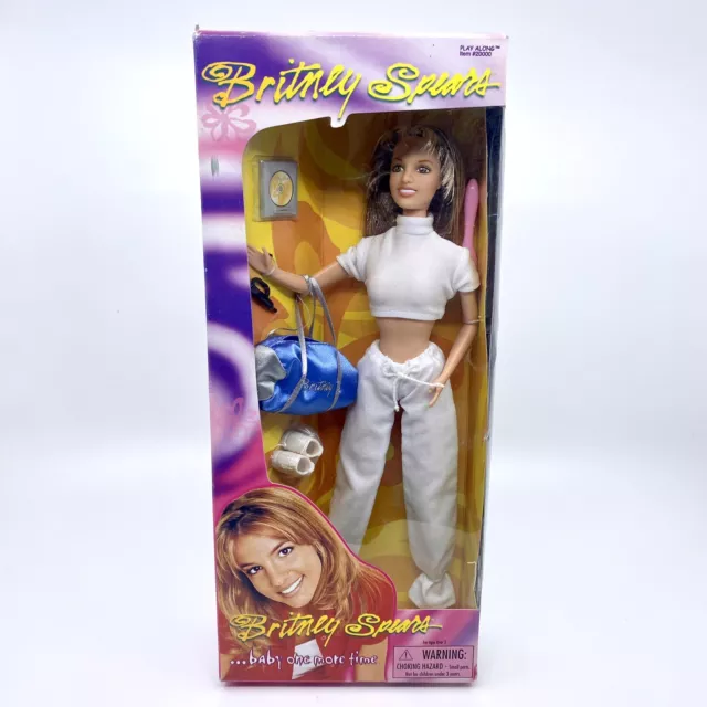 BRITNEY SPEARS BABY One More Time 1999 Doll New NIB Play Along White ...