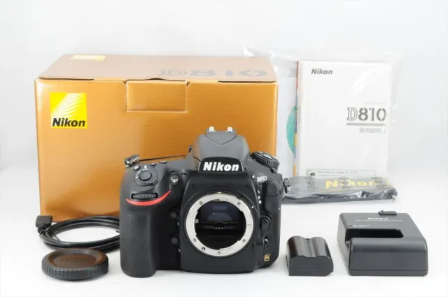 Nikon D810 body Camera Shutter count 11400 Mint in Box From Japan #6023A