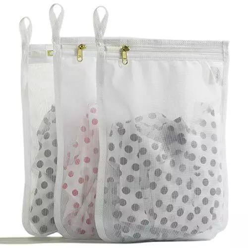 Delicates Laundry Bags Bra Fine Mesh Wash Bag for Underwear Lingerie Bra Pant...