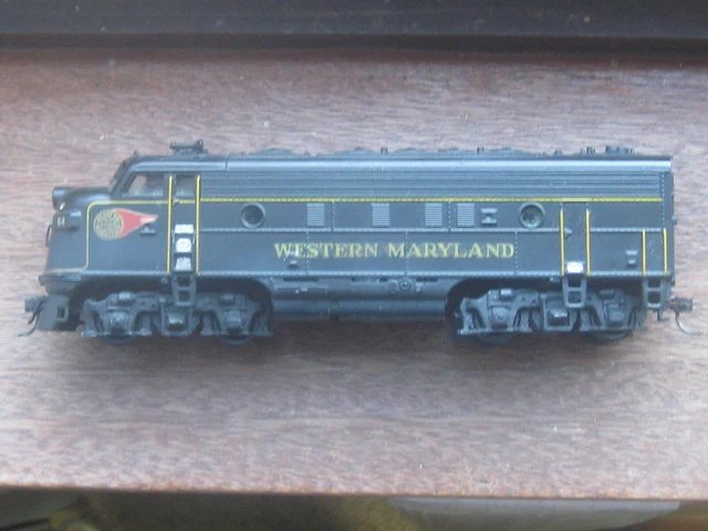 Locomotives F7 A Et B Western Maryland MTH HO 1/87 Sonorisées - Neuves