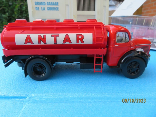Modèle Réduit Berliet GLR 8 A Citerne Hydrocarbures Antar 1:43 – Neuf Avec Brochure – Hachette