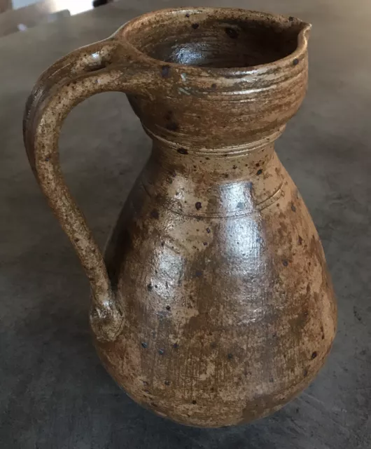 PICHET Broc En Grès CÉRAMIQUE, POTERIE Signée LA HULOTTE CAYLUS