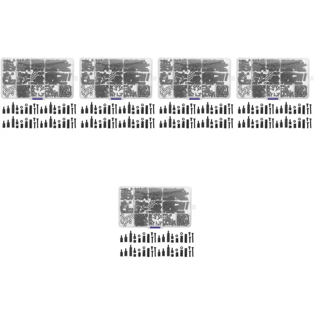 5 Sets Piatto Vite Di Nylon Staffa Magnetica Distanziatori Nylon Pass Singolo