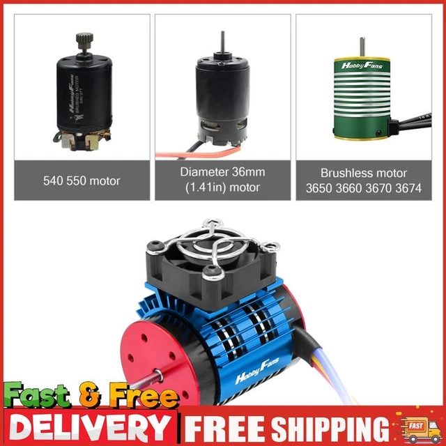 5-6V MOTOR HEATSINK Accessories Engine Motor Radiator for 1/8 1/10 1/12 ...