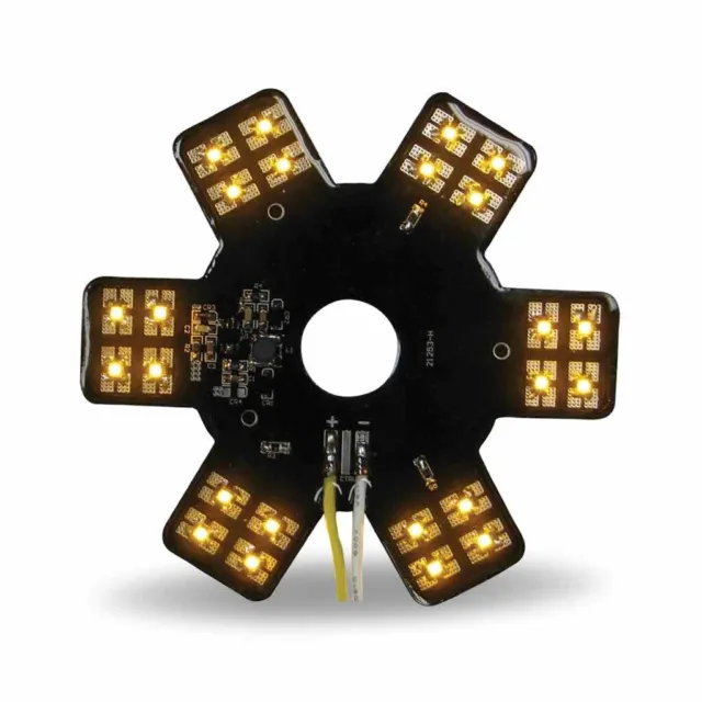 5" Star LED Light for 13" Donaldson & Vortox Air Cleaners - Amber