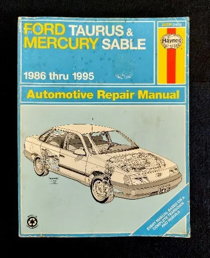 Haynes 1986-1995 Ford Taurus & Mercury Sable Automotive Shop Repair Manual #1421