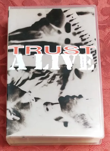 Trust K7 Video Vhs Secam " A Live Tour 1997 " 1H43