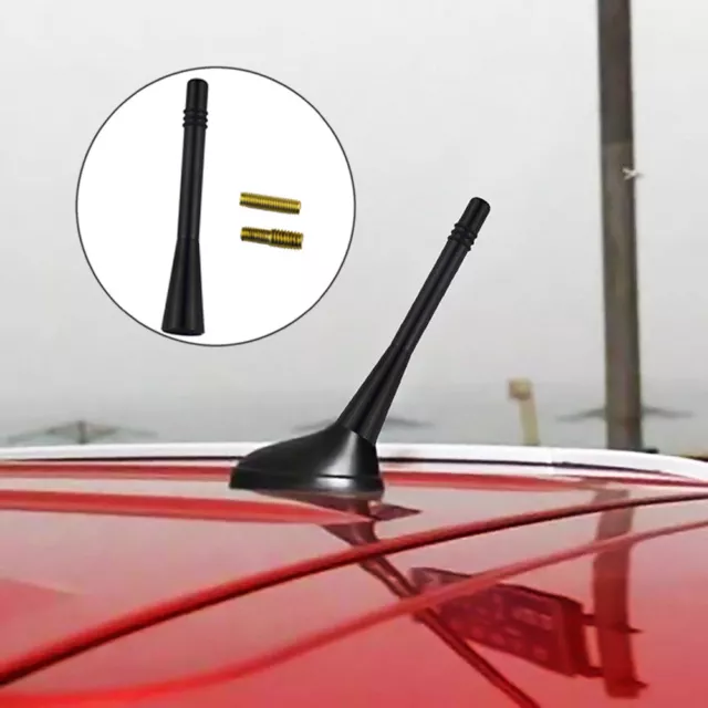 Universal Car Short Stubby Antenna Aerial AM/FM Radio Mast Car Accessories Kit
