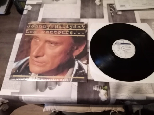 RARE VINYLE MAXI 45 Tours Les Vautours De Johnny Hallyday En Parfait