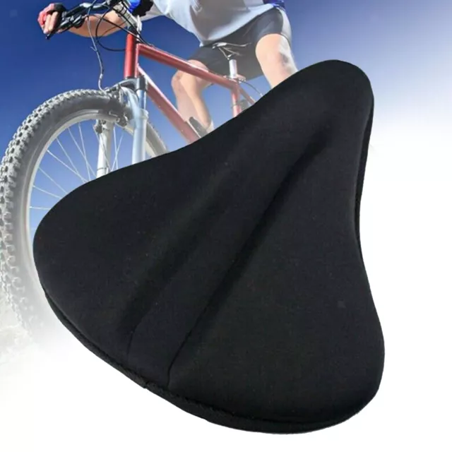 Bike 3D Gel Padded Saddle Seat Cover Bicycle Silicone Pad Soft Cushion Comfort