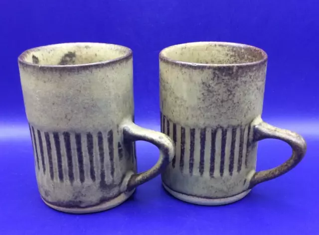 Tremar Cornish pottery mugs x 2 in excellent condition
