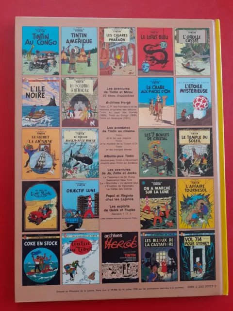 Tintin Et Les Picaros   Eo  C1    1976 (24 Traductions)  "F"  Beau A Tres Beau 2