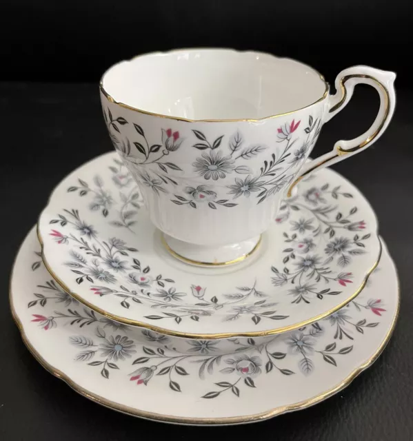 Paragon  Floral Chintz Tea Trio, By Appointment To The Queen, England