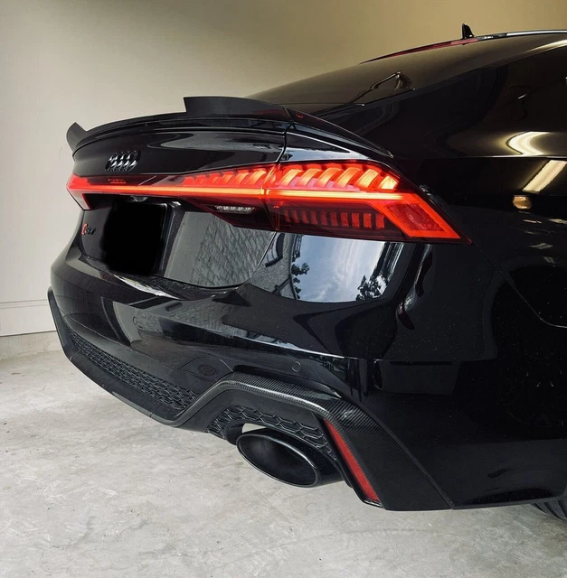 CARBON Trunk spoiler lip extension For Audi RS7 4K 4K8 C8 2019-2025