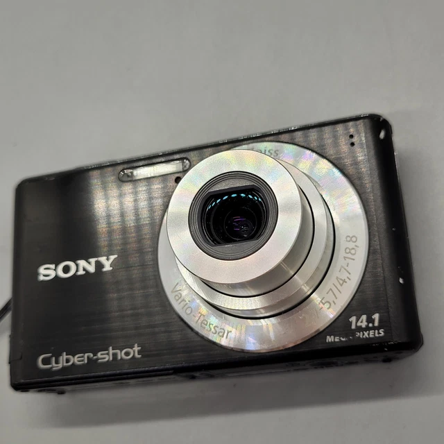 Sony Cybershot DSC-W530 14,1 megapixel fotocamera digitale testata nera 9