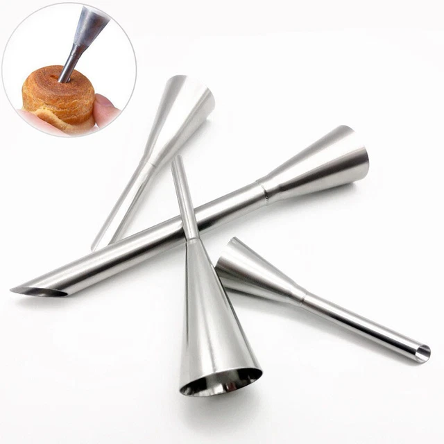 Siringa per pasticceria tubazioni crema 4 pz ugelli di riempimento tubo cupcake luce