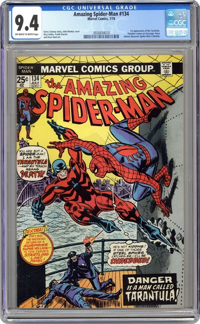 Amazing Spider-Man #134 CGC 9.4 1974 3926654010