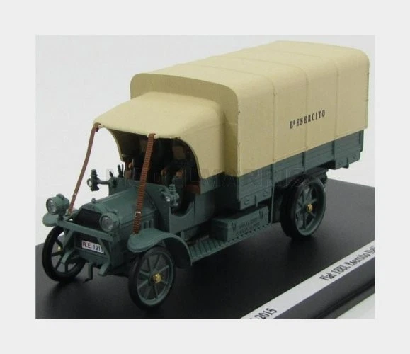 Achetez RIO4741 - Rio 1:43 RIO Fiat 18Bl Truck Telonato Ambulanza C.R.I. 1915 160Th Anniversario Croce Rossa Italiana Military Green RIO4741 ( - Véhicules de route