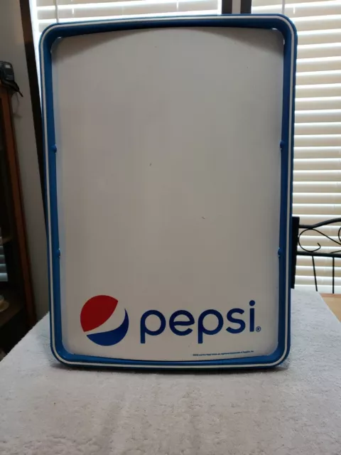 PEPSI COLA PLASTIC MENU BOARD Dry  Erase Board 22X16 For Counter Or Wall