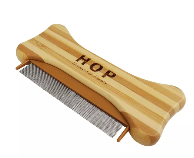HOP Home of Paws Cat Comb Cat Or Dog Stainless Steel Grooming / Flea Comb